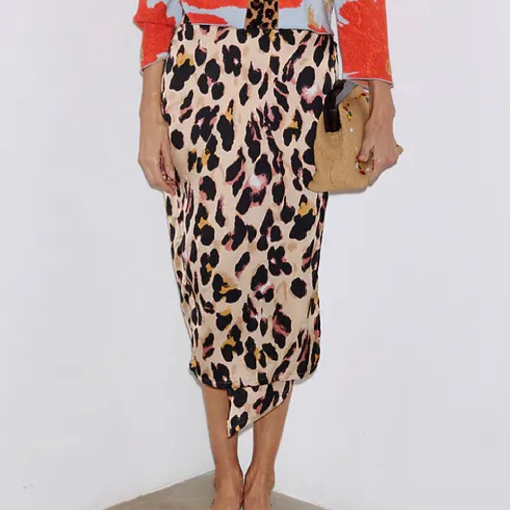 Never Fully Dressed Brown Leopard Jaspre Skirt